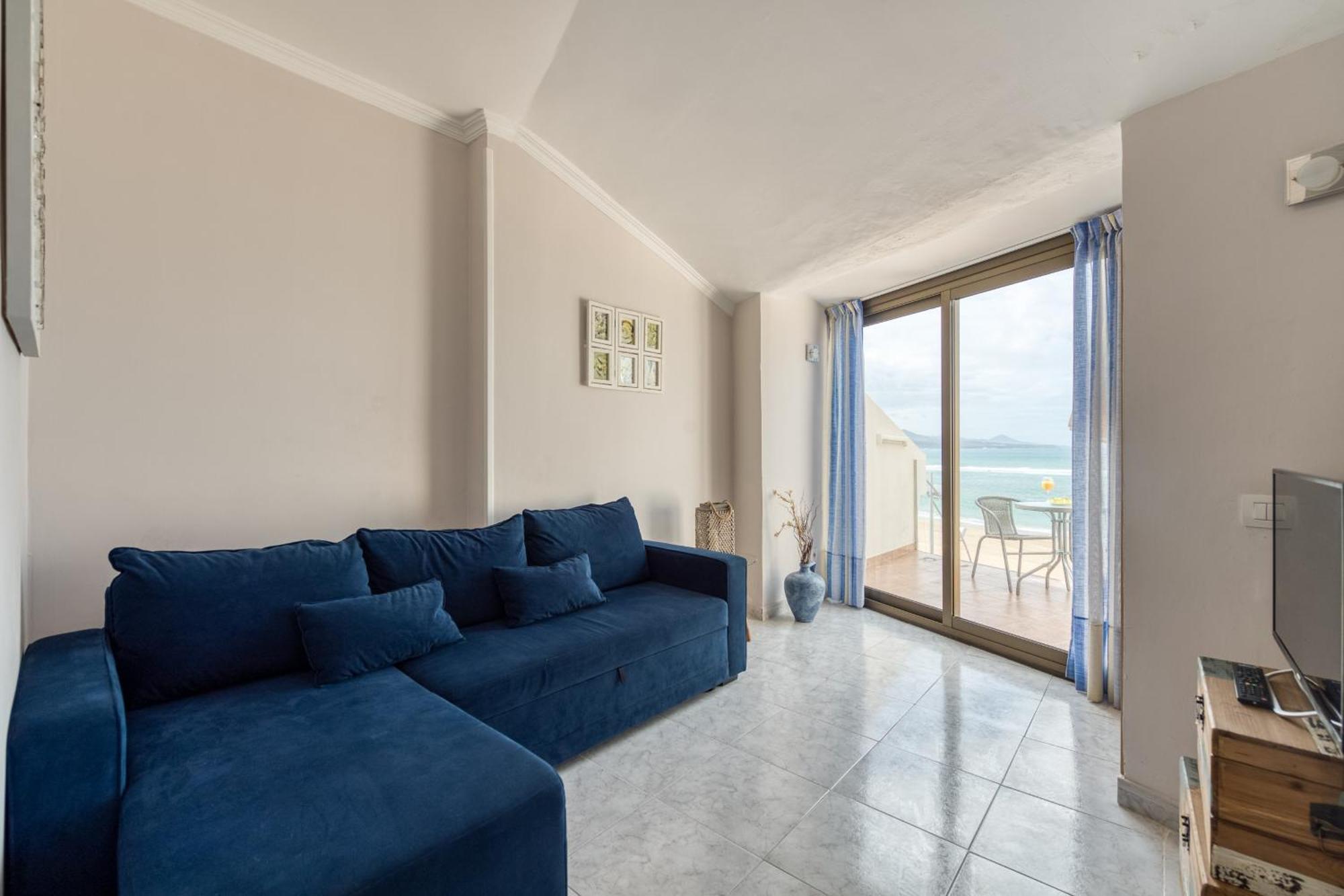 לאס פאלמס דה גראן קנאריה Beachfront Home Las Canteras - Sea Views Terrace מראה חיצוני תמונה