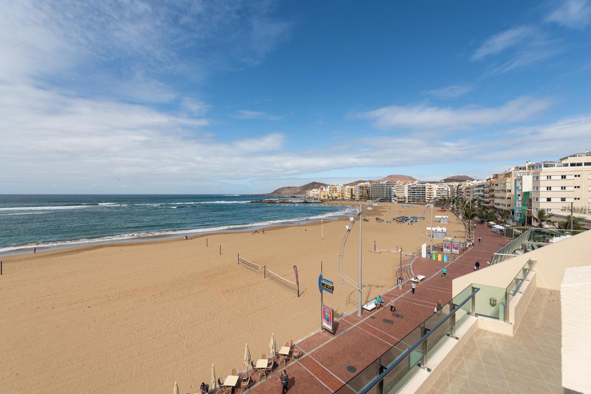 לאס פאלמס דה גראן קנאריה Beachfront Home Las Canteras - Sea Views Terrace מראה חיצוני תמונה