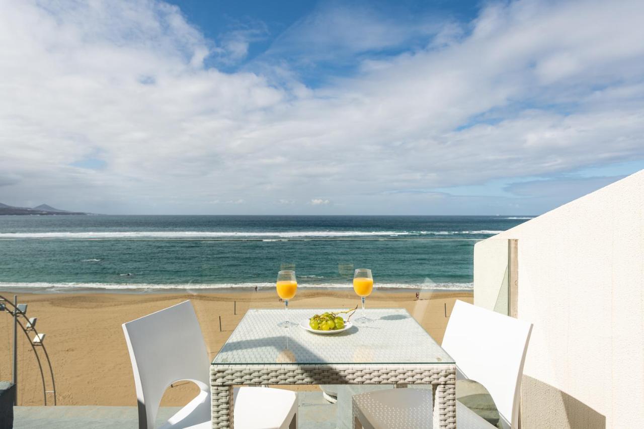 לאס פאלמס דה גראן קנאריה Beachfront Home Las Canteras - Sea Views Terrace מראה חיצוני תמונה