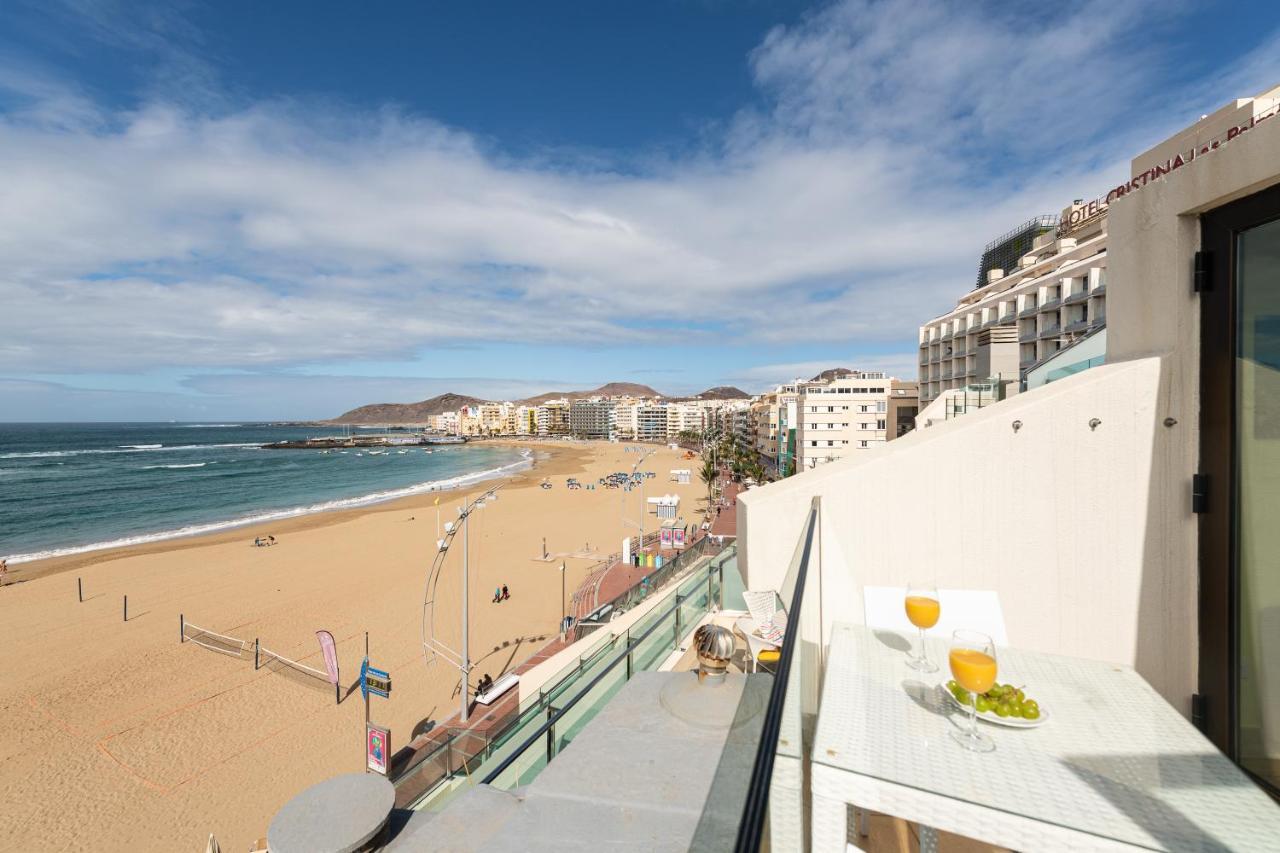 לאס פאלמס דה גראן קנאריה Beachfront Home Las Canteras - Sea Views Terrace מראה חיצוני תמונה
